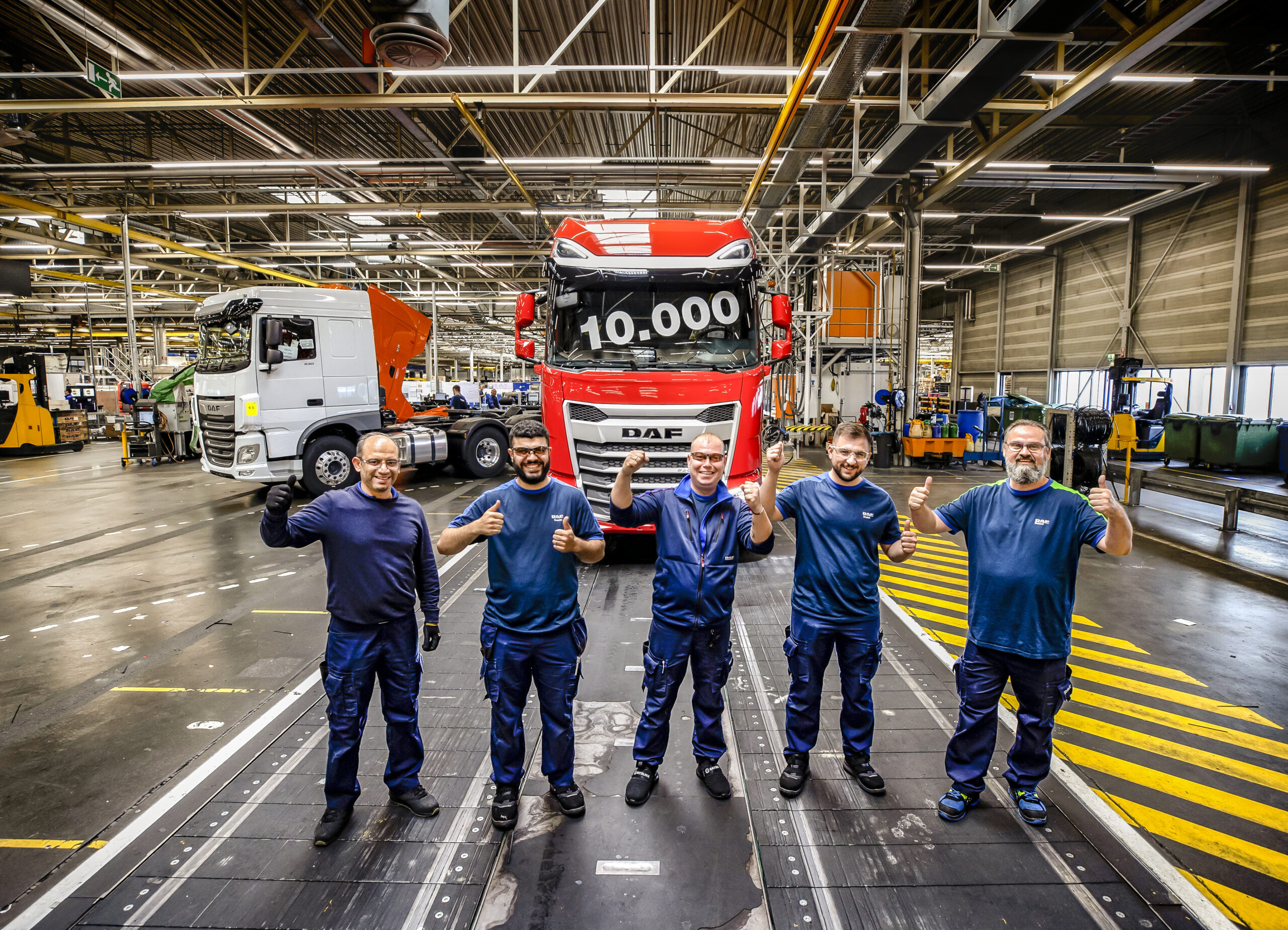 Mijlpaal Nieuwe Generatie DAF 10.000ste truck gebouwd